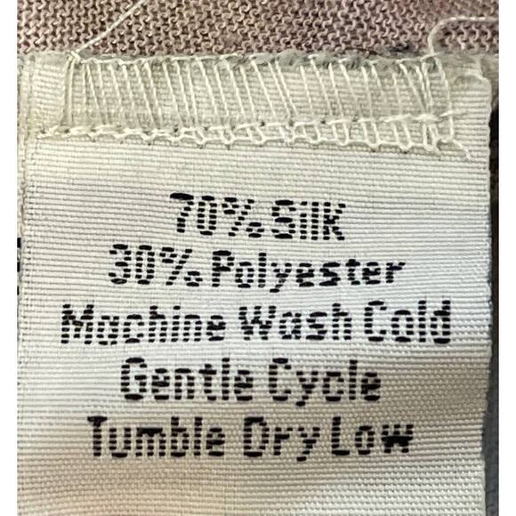 Casual Freedom Silk Blend Blouse Womens Size Small Rose Pattern Square Neck Top - Picture 4 of 13